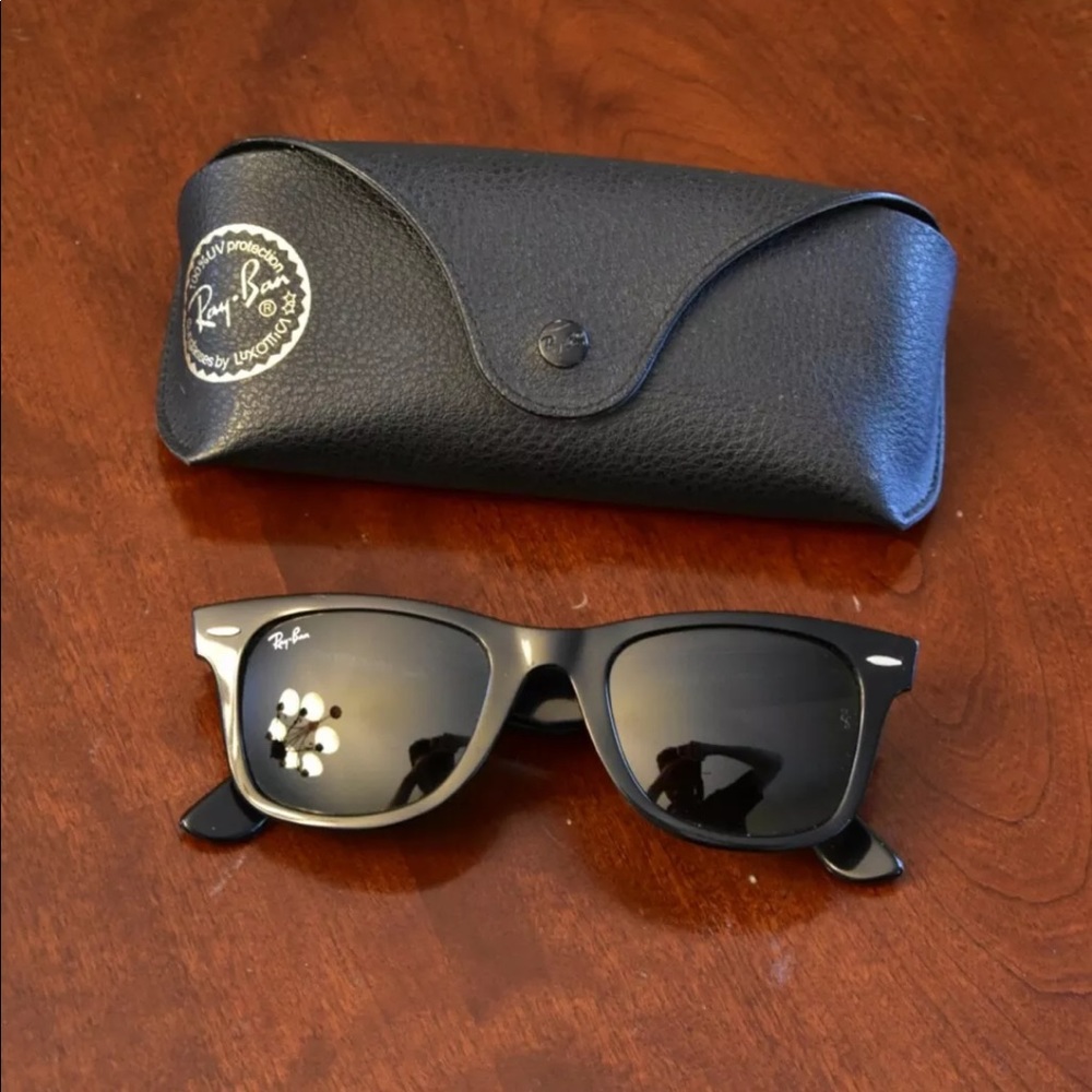 ⭐️SOLD RayBan wayfarer RB 2140 50-22 901 G-15 Lens - Picture 1 of 6